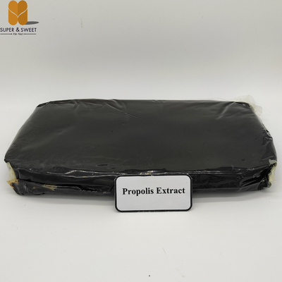 95% Refined Bee Propolis Extract 20% Flavonoids HPLC Black Propolis Resin