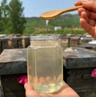 Factory Supply 100% Pure Natural Acacia Honey Bulk Food Grade Fresh Transparent Acacia Honey 290kg in Drum Packaging