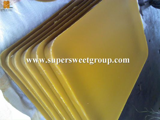 Pure Filtering Beeswax Block / Slabs Food Grade For Making Candles