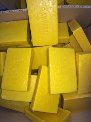 OEM Available Yellow Beeswax Block / Slabs For Making Natural Candles