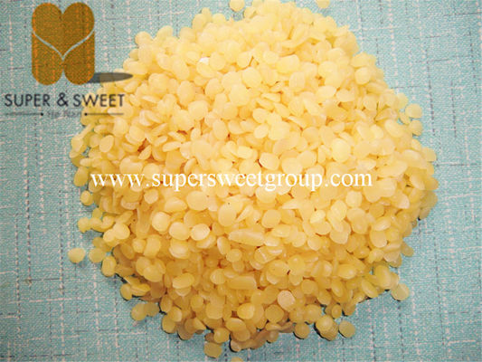 Yellow White Beeswax Beads / Pellets Food Grade 24 Month Shelf Life