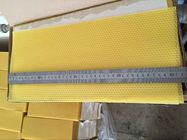Yellow Color Comb Foundation Sheet , Bee Comb Foundations For Beehives