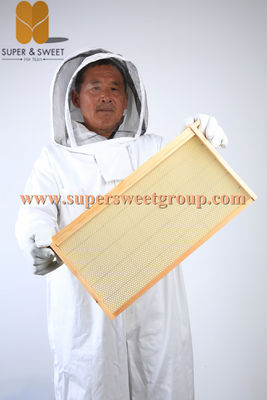 Apiculture Vented Beekeeping Clothing Suits with Hooded Hat-Veil Apiculture Bee Keeping Equipment Tool