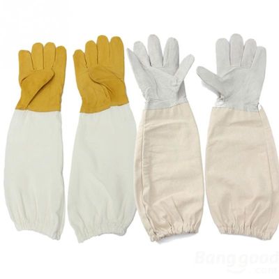 Durable Long Beekeeping Gloves Sting Proof Bees Beekeeping Tool OEM / ODM Available