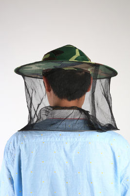 Breathable Beekeeper Hat Cotton Material White Color For Beekeeping Protective