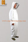 White Personal Beekeeping Protective Clothing S M L XL XXL XXXL Size
