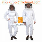 Professional Grade Bee Suits , Full Body Bee Suit Protective 100% Cotton Bee keeping suit ventilated