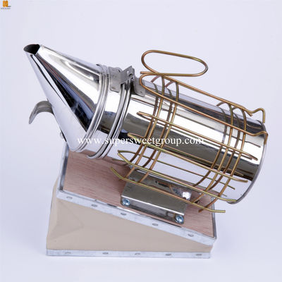 beekeeping supplies stainless steel leather bee smoker drive bees