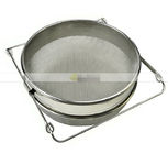 Double Layer Stainless Steel Honey Strainer Customized Design For Filter Out Debris