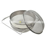 Double Stainless Steel Honey Sieve Food Grade For Honey Processing / Extraction