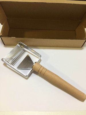 Stainless Steel Honey Uncapping Fork Beekeeping Tool With Wood Handle