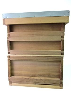 Red Cedar British National Hive 10 Frame Size Customized With Double Layer