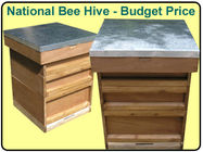 China Custimized Red Cedar British Beehive UK Bee Box with National Pine Wood Bee Hive Frames