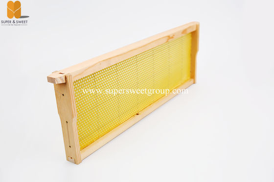 Assembled Wooden Bee Frame With Wire / Foundation Hive Bee Frame