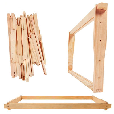 Beekeeping Wood Unassembled Bee Frames For Bee Hive Box OEM Available