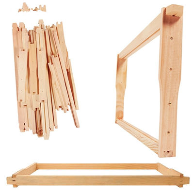 Eco Friendly Unassembled Bee Frames Hive Tools Wood Honey Bee Hive Frame For Beekeepers