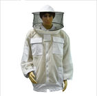 Customized Bee Sting Proof Clothing , 100% Cotton Beekeeping Jacket And Veil