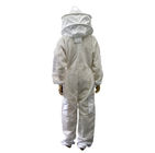 Three Layer Beekeeping Protective Clothing , Bee Sting Proof Clothing With Round Hat