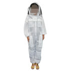 Full Body Beekeeping Ventilated Suit 3 Layer Mesh beekeeping clothes Beekeeper Suit with Round Veil