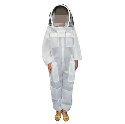 Full Body Beekeeping Ventilated Suit 3 Layer Mesh beekeeping clothes Beekeeper Suit with Round Veil