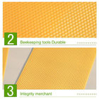 Honey Frame Beeswax Sheets Beekeeper Equipment Supplies Natural Beeswax Comb Foundations For Beehives / Candle Making
