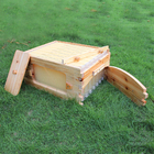 Unassembled Wax-Coated pine Automatic Self-Flowing Bee Hive Apiculture Beekeeping Equipment box Tool Flow Hive