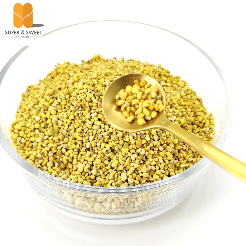Factory Direct Top High Quality 100% Pure Fresh Rape Bee Pollen Granules Bulk Bag Packaging Daily Supplement