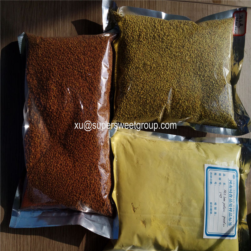 China Bulk package dry sweet colorful big granular natural bee pollen