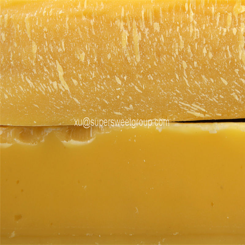 100% Pure Natural Beeswax Slabs , White Beeswax Granules 25 kgs Weight