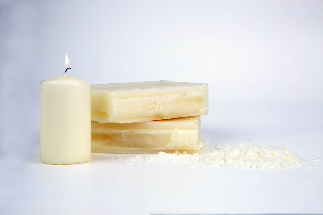 Raw Yellow Beeswax Candle Wax Material With Cosmetic / Pharmaceutical Grade