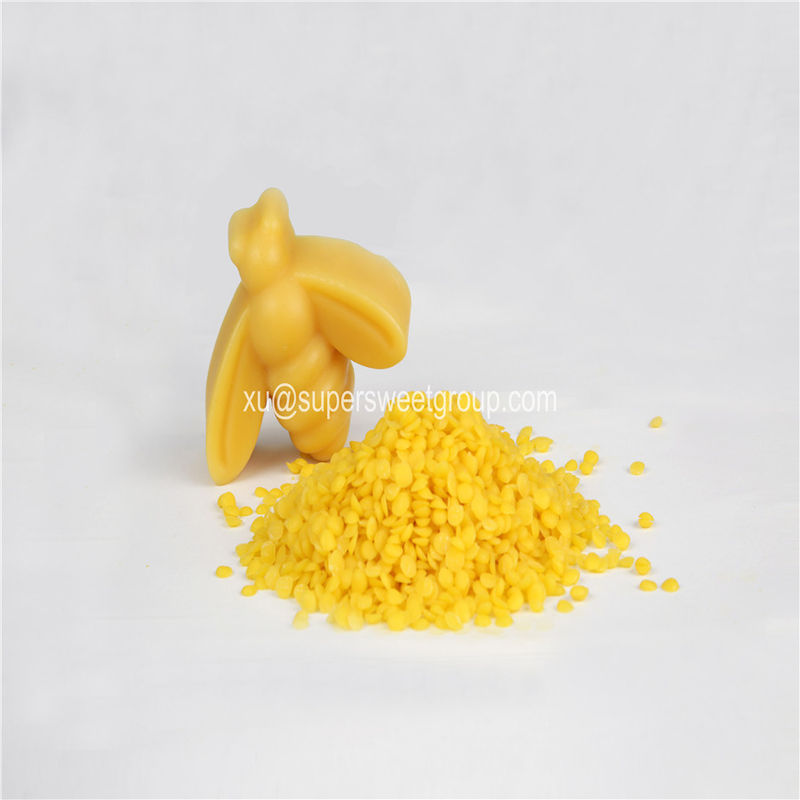 Cosmetic Grade Yellow Beeswax Pastilles / Pellets For Fragrant Candles