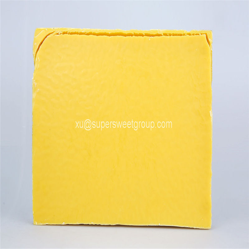 100% Pure Filtered Beeswax Slabs Food Grade Yellow Raw Beeswax Block