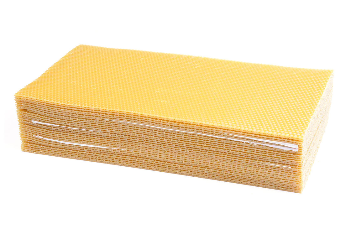 Beeswax foundation sheet for beekeeping
