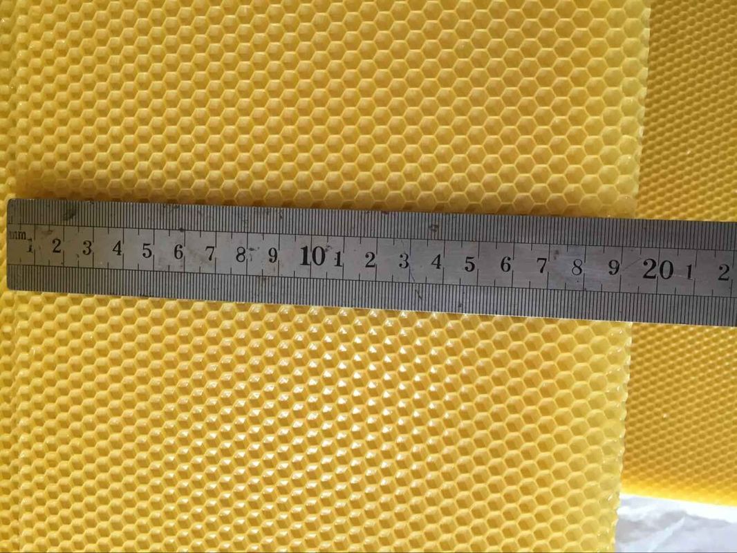 Customized Size Comb Foundation Sheet Beekeeping Equipment Honey Yellow