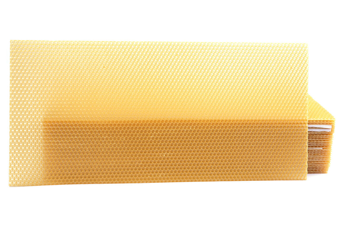 Honey Yellow Comb Foundation Sheet Premium Grade Beeswax Equipment