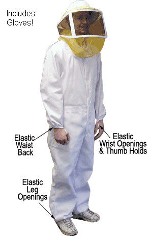 Full Vented Beekeeping Protective Clothing With Excellent Visibility