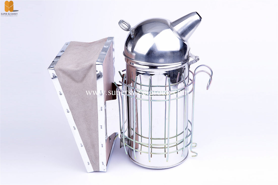 European style Beekeeping round shape bees smoker with inner tank