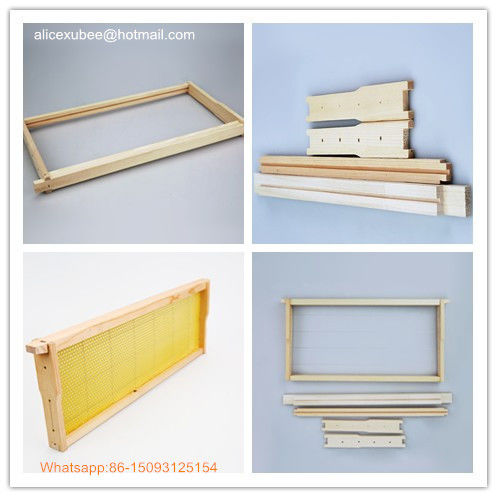 Beekeeping Wooden Bee Frames / Chinese  Beehive Frame Size Customized