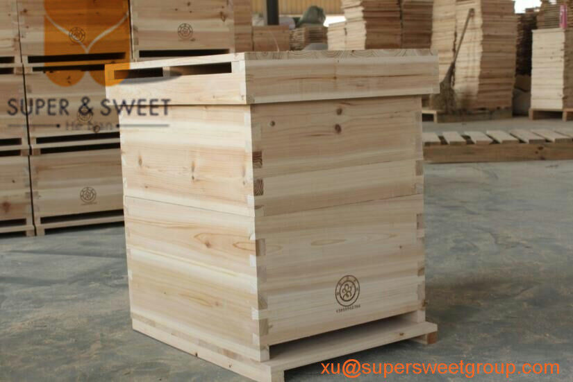 10 Frames Beekeeping Langstroth Beehive Bee Hive Two Layer Hive With Full Hive Frame