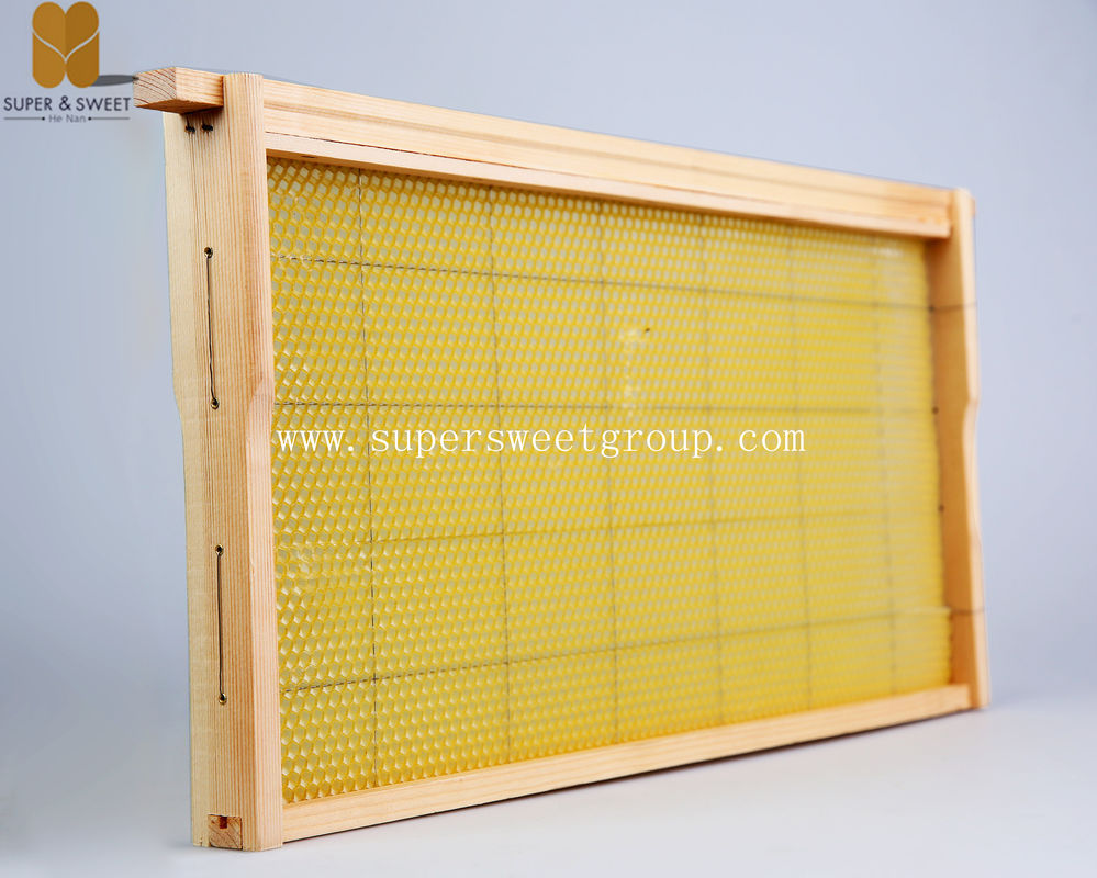 Custom Bee Hive Equipment Wax Foundation Sheets Full Depth Beehive Frames