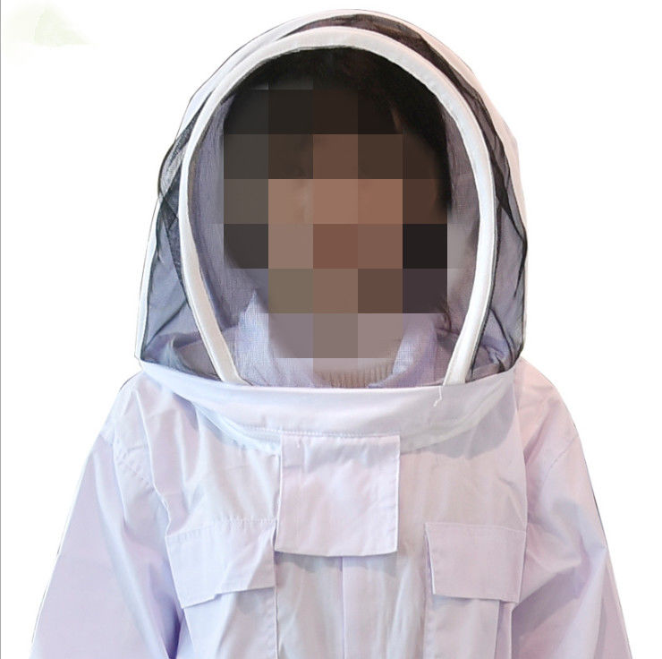 Customized Bee Sting Proof Clothing , 100% Cotton Beekeeping Jacket And Veil